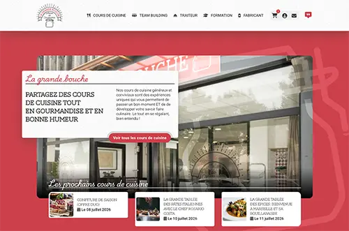 Aperçu du site La Grande Bouche